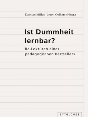 cover image of Ist Dummheit lernbar?